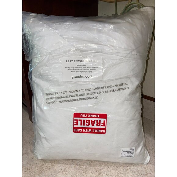 New Grandin Road Unplug Unwind Pillows 14x18 - Picture 4 of 5